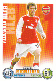 Alexander Hleb Arsenal 2007/08 Topps Match Attax #8